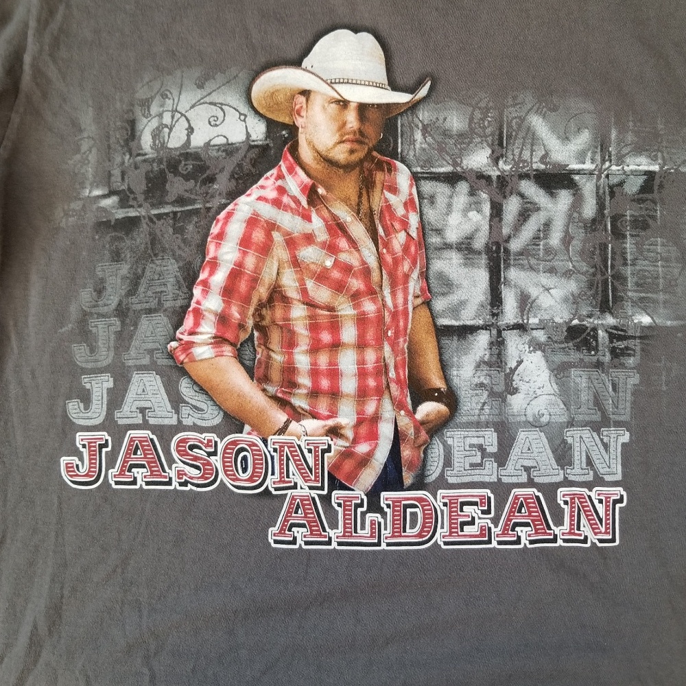 JASON ALDEAN 2011 TOUR T-SHIRT .